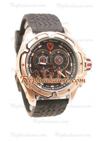 Lamborghini Mesh Chronograph Japanese Wristwatch LAMBO05