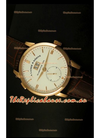 A.Lange & Sohne Reguliert Manual Handwind Watch in Pink Gold Case