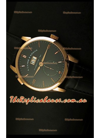 A.Lange & Sohne Reguliert Manual Handwind Watch in Pink Gold Case