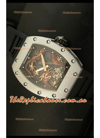 Richard Mille RM057 Tourbillon Jackie Chan Swiss Replica Watch in Titanium Case