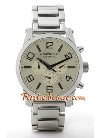 Mont Blanc Timewalker - Cream Crystals MBLNC34