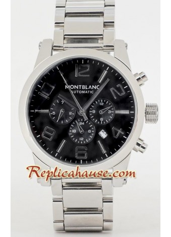 Mont Blanc Timewalker - Black Dial MBLNC36