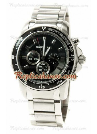 Mont Blanc Sports Chronograph Wristwatch MBLNC09