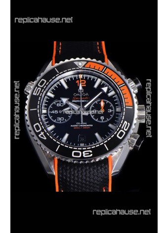 Omega Speedmaster Planet Ocean Black Dial Orange/Black Bezel Super Clone Watch 
