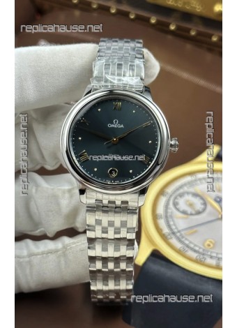 Omega De Ville Automatic 34MM Grey Dial Steel Case Super Clone Watch 