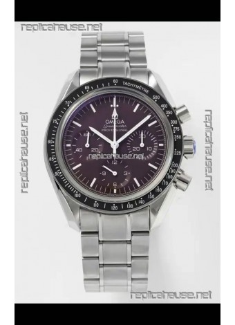 Omega Speedmaster Moonwatch Burgundy Dial 42MM Super Clone Watch