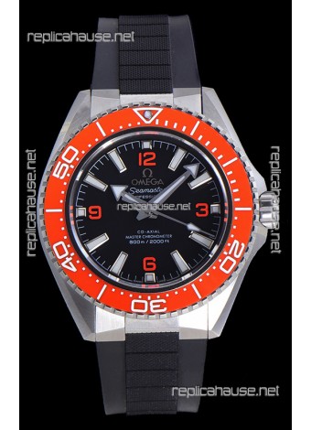 Omega Seamaster Planet Ocean Orange Bezel Rubber Strap 42MM Super Clone Watch 
