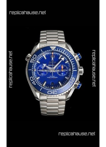 Omega Speedmaster Planet Ocean Blue Dial Super Clone Watch 