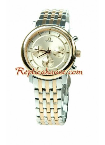 Omega Co-Axial Deville Chronograph Wristwatch OMEG32