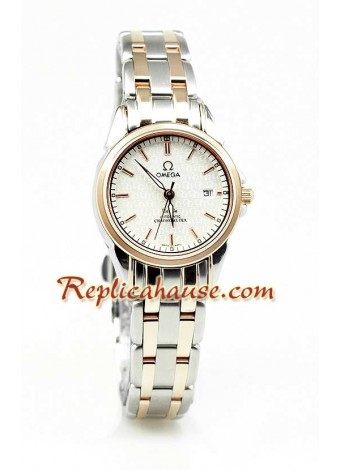 Omega Deville Swiss Ladies Pink Gold Wristwatch OMEG66