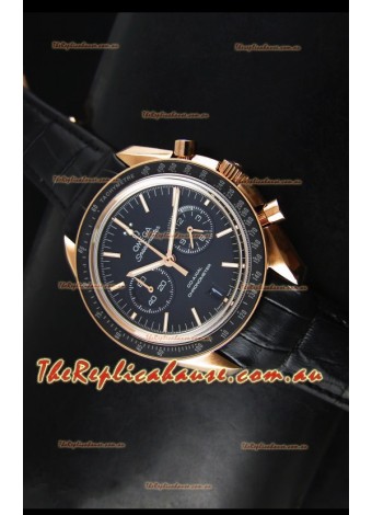 Omega Speedmaster Moon Watch Co-Axial Japanese Replica Watch Rose Gold Case