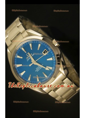 Omega Seamaster Aqua Terra Co-Axial Swiss Timepiece Blue Dial