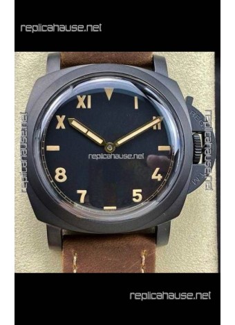 Panerai Luminor PAM00629 1950 3 Days Titanio DLC Coated Super Clone Watch 