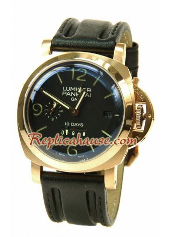 Panerai Luminor GMT 10 Days Swiss Wristwatch PNRI32