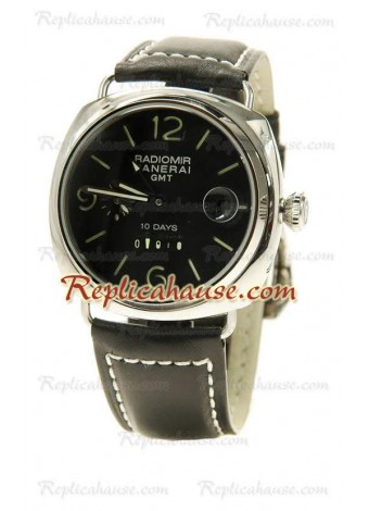 Panerai Radiomir GMT 10 Days Swiss Wristwatch PNRI92