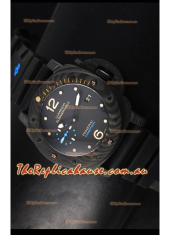 Panerai Luminor 1950 Submersible PAM616 Carbotech Swiss 1:1 Mirror Replica Watch 
