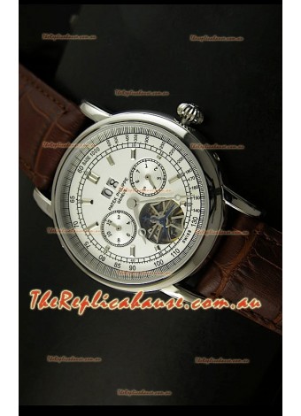 Patek Philippe Complications Tourbillon Japanese Replica Watch in Steel