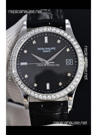 Patek Philippe Calatrava 5298 Round Diamonds Super Clone Watch 