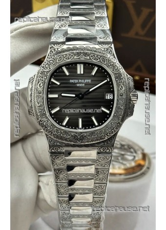 Patek Philippe Nautilus 5711/1500A Black Dial Children Action Super Clone Watch 