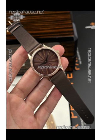 Patek Philippe Calatrava 4997 Rose Gold Brown Dial Super Clone Watch 