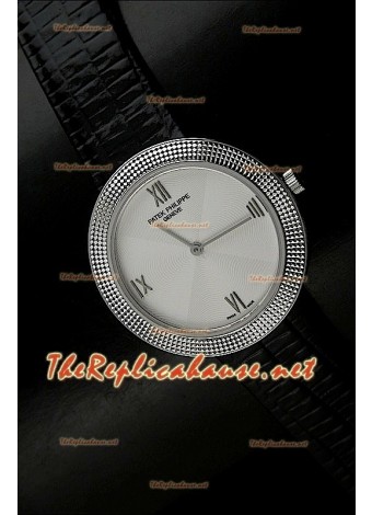 Patek Philippe Swiss Quartz Replica Watch in Stainless Steel - 36MM