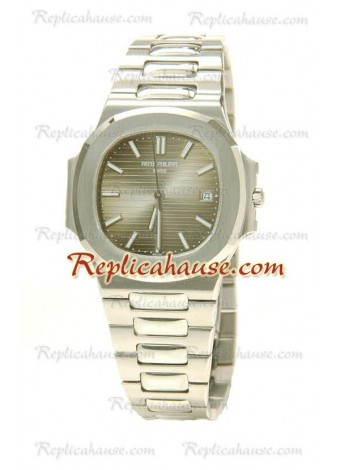 Patek Philippe Mens Swiss Nautilus Wristwatch PTPHP132