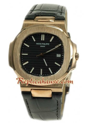 Patek Philippe Nautilus Swiss Mens Wristwatch PTPHP129