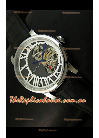 Rotonde De Cartier Cadran Love Japanese Replica Watch - Stainless Steel Case