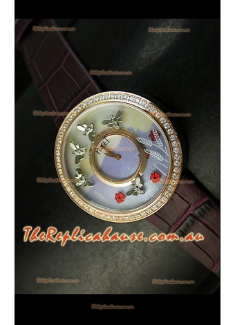 Piaget Altiplano Ultra-Thin Swiss Quartz Movement Ladies watch with Brown Strap