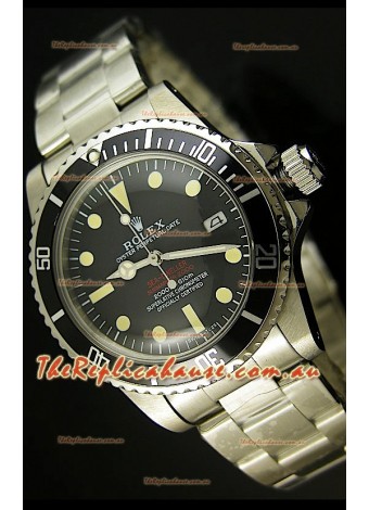 Rolex Sea Dweller Vintage 1665 Double Red Edition Swiss Watch