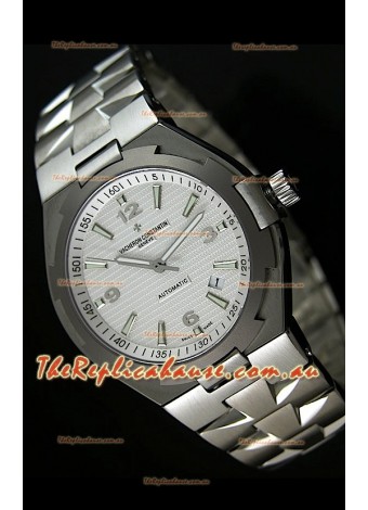Vacheron Constantin Overseas Swiss Replica Watch - 1:1 Mirror Replica - White Dial