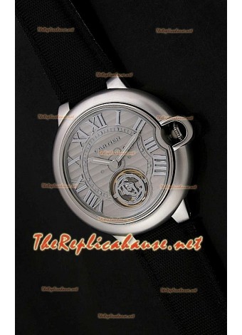 Ballon De Cartier Tourbillon Japanese Watch in Steel Casing