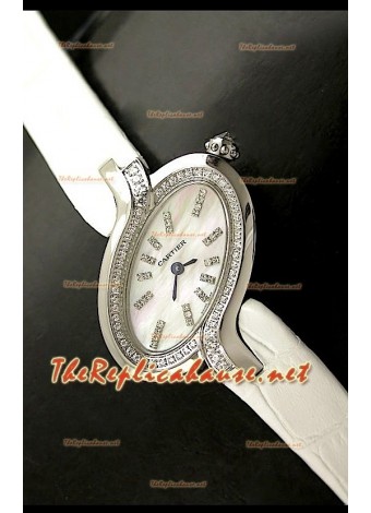 Delices De Cartier Ladies Replica Watchin Pearl Dial