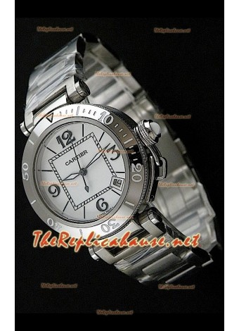 Cartier Pasha Seatimer Replica Watch - Swiss Casing Japanese Movement