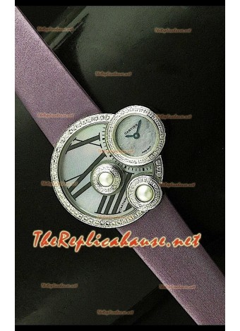 Perles de Cartier Swiss Ladies Watch in Rose Gold 