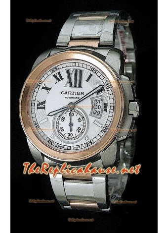 Swiss Calibre De Cartier Replica Watch- 1:1 Ultimate Mirror Replica Watch