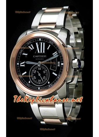 Swiss Calibre De Cartier Replica Watch- 1:1 Ultimate Mirror Replica Watch