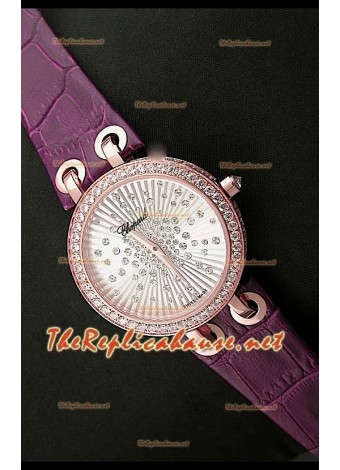 Chopard Xtraveganza Ladies Watch with Diamonds Studded Casing in Rose Gold