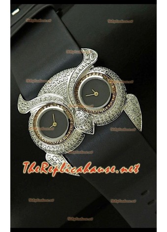 Chopard Animal World Ladies Owl Watch in Stainles Steel