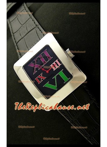 Franck Muller Infinity Ladies Replica Watch in Roman Numerals in Color