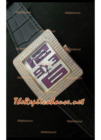 Franck Muller Infinity Ladies Replica Watch in Rose Gold Arabic Hour Numerals