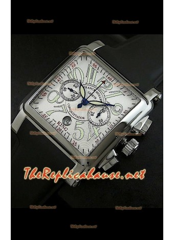 Franck Muller Conquistador King Cortez Stainless Steel Swiss Watch