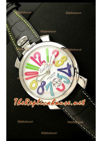 GaGa Milano Manuale Watch in Steel - 48MM 