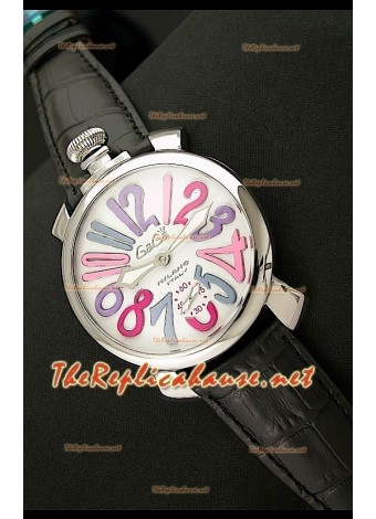 GaGa Milano Manuale Watch in Steel - 48MM 