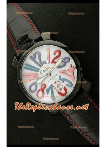 GaGa Milano Manuale Watch in PVD Casing - 48MM 