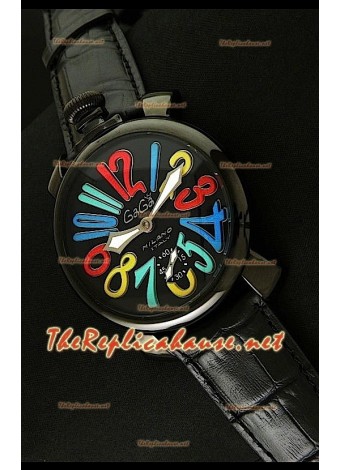 GaGa Milano Manuale Watch in PVD Casing - 48MM - Rainbow Color 