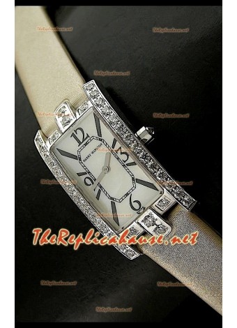 Harry Winston Avenue C Pearl Dial Watch
