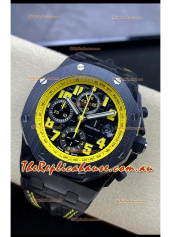 Audemars Piguet Royal Oak Offshore Bumble Bee Black Dial Chronograph 1:1 Mirror Replica Watch