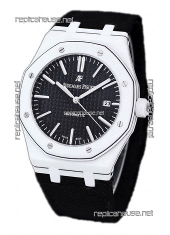 Audemars Piguet Royal Oak Ref.15400 Forged Carbon Casing Watch Black Dial in 1:1 Mirror Replica