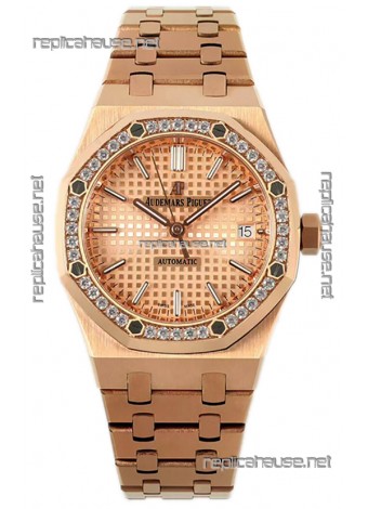 Audemars Piguet Royal Oak 37MM Frosted Casing Watch in 3120 Movement - 1:1 Mirror Replica